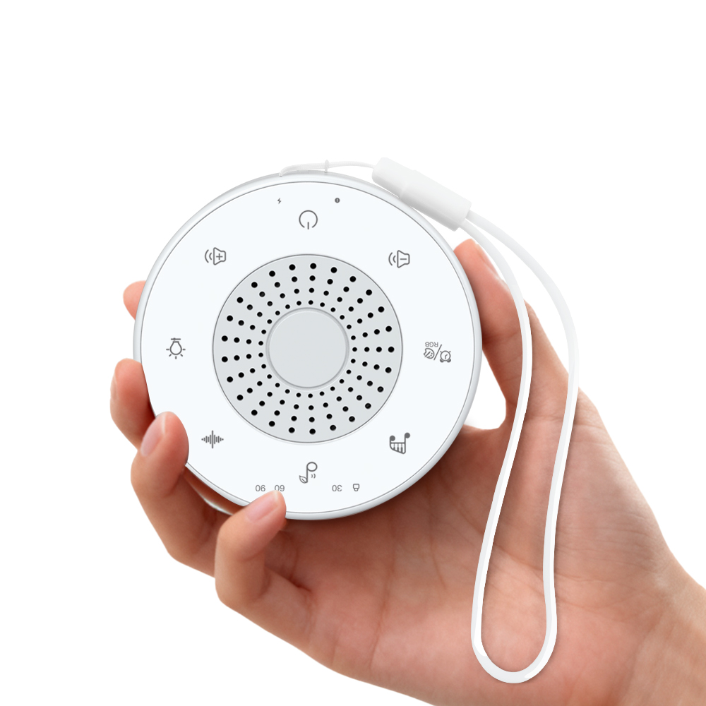 White Noise Machine Baby - جهاز مراقبة الطفل بمؤقت تهويدة بالضوضاء