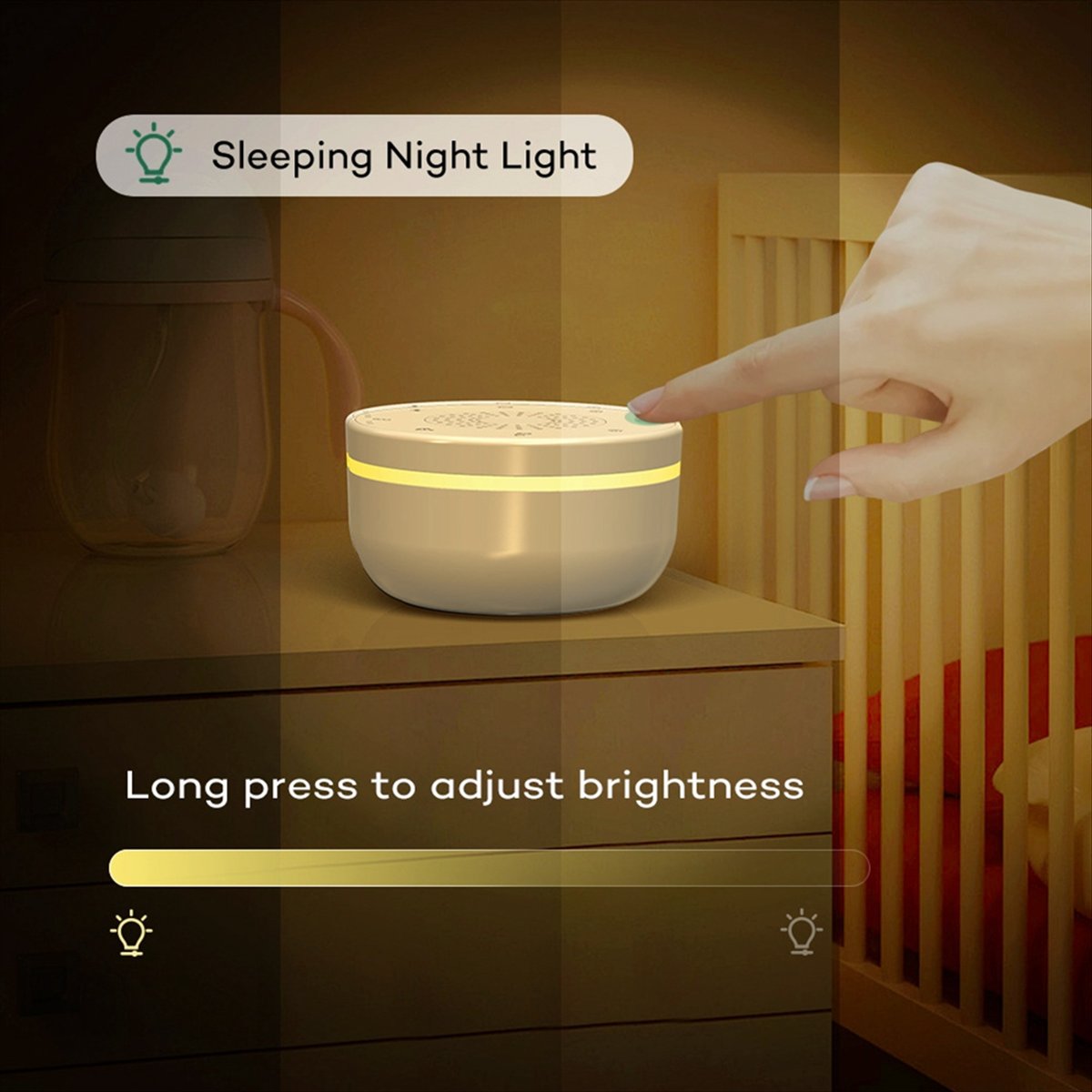 ماكينة صوت محمولة بالضوضاء الب - مراجعة White Noise Machine Baby وسعره